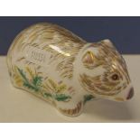 Royal Crown Derby "Wombat" paperweight