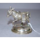 Hispanic novelty silver thimble holder