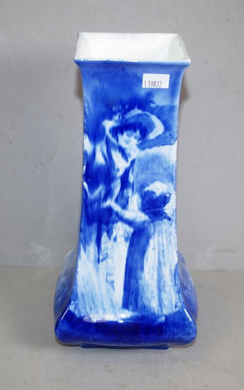 Royal Doulton blue children vase - Image 3 of 4