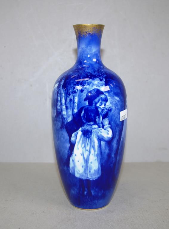 Royal Doulton blue children vase - Image 2 of 4