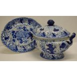 Early 19th C Pearlware tureen & stand