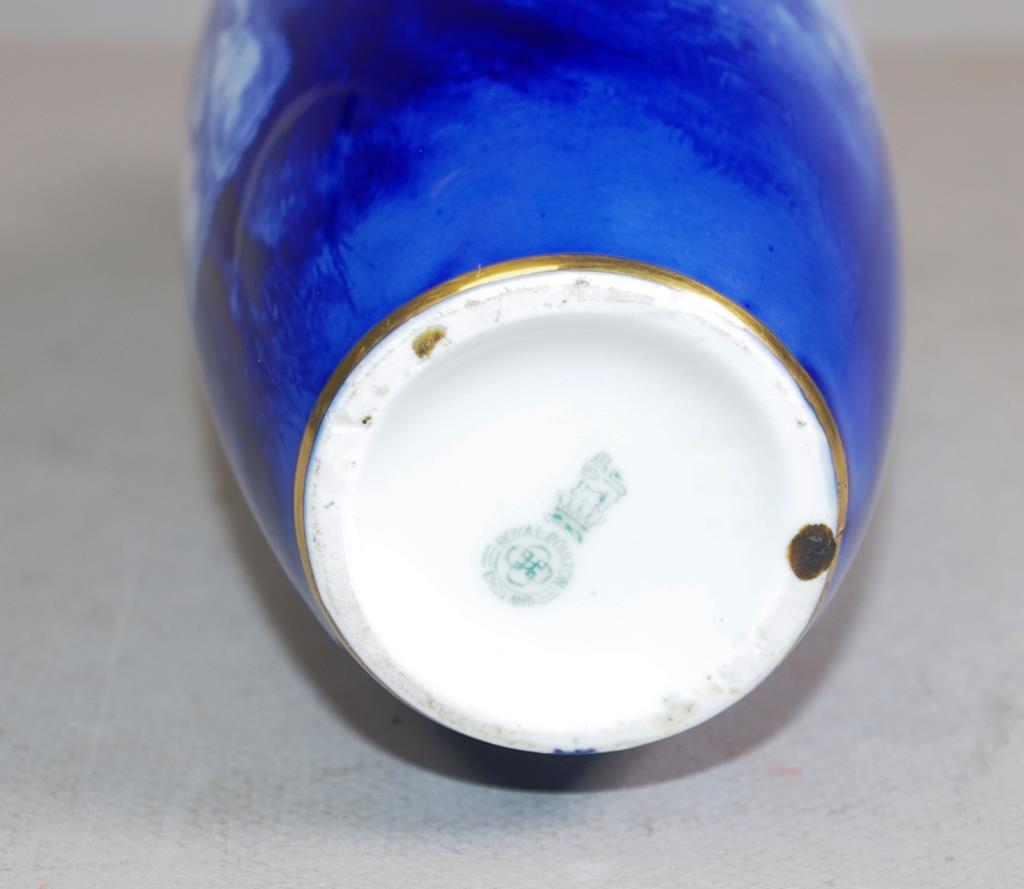 Royal Doulton blue children vase - Image 4 of 4