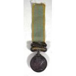 Queen Victoria 1854 Crimea silver medal