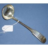 William IV sterling silver cream ladle