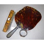 Vintage tortoiseshell lady's fan