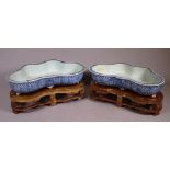 Pair Chinese Qing dynasty ceramic bowls