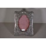 Victorian sterling silver photograph frame