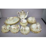 Thirty piece Royal Staffordshire part teaset