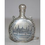 Russian silver intaglio scent bottle