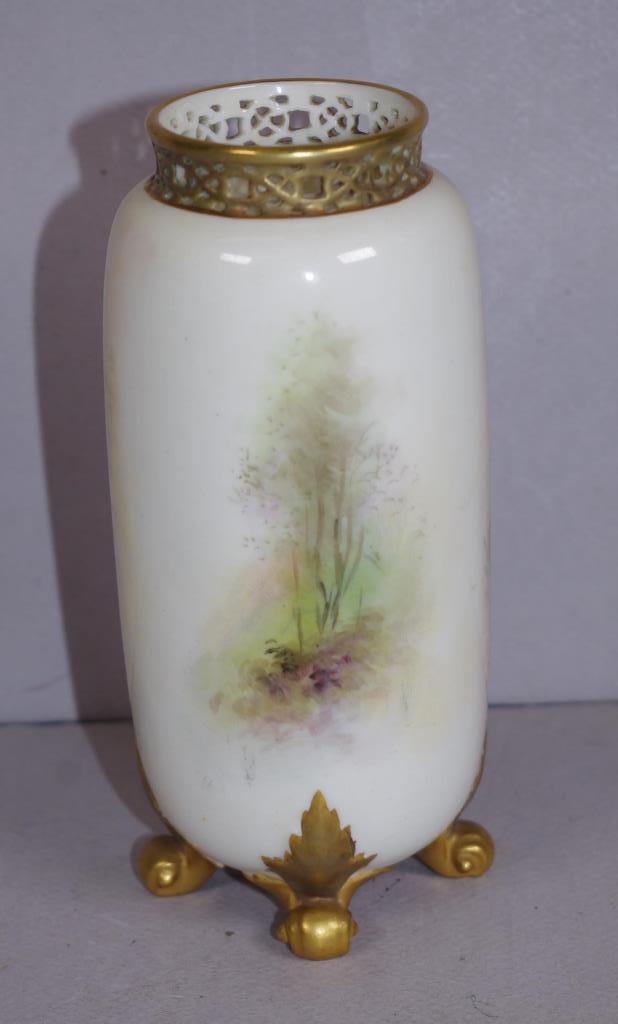 Royal Worcester vase signed Harry Davis - Image 2 of 4