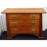 Early 20th century oak chest of drawers