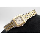 Cartier Tank Panthere ladies watch