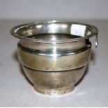 George III sterling silver part wine filter