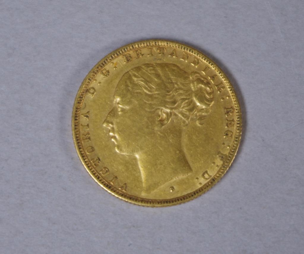 1880 sovereign gold coin - Image 2 of 2