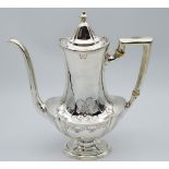 Antique sterling silver coffee pot