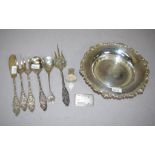 Dutch silver serving plate