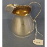 George V sterling silver water jug