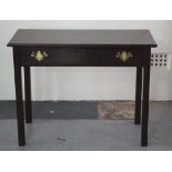 George III Cuban mahogany side table