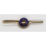 Georg Jensen sterling silver gilt tie bar