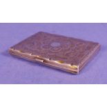 Victorian sterling silver card case