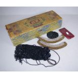 Quantity of antique beadwork accessories