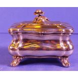 Continental silver lidded trinket box