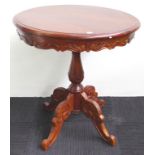 Pedestal wine / lamp table