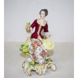 Antique Chelsea style figurine