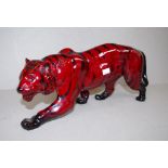 Royal Doulton Flambe tiger figurine