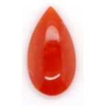 Natural Italian coral drop 5ct