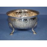 Irish George III sterling silver bowl