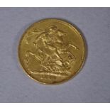 1880 sovereign gold coin