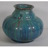 Royal Pilkington Lancastrian drip glaze vase