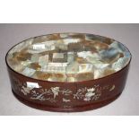 Antique Chinese mother of pearl inlay box