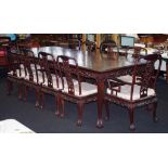 Chinese rosewood dining suite