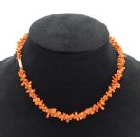 Vintage coral necklace