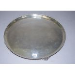 Antique Dutch silver salver