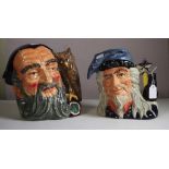 Two Royal Doulton character jugs