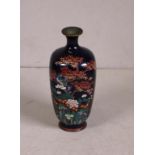 Vintage Japanese cloisonne vase