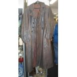 WWII German officer's leather coat