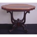 Victorian Brazilian rosewood occasional table