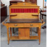 Edwardian marble top washstand