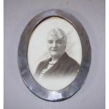 George V sterling silver photo frame
