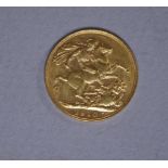 1910 sovereign gold coin