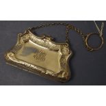 George V sterling silver lady's purse