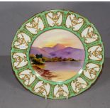 Royal Doulton handpainted cabinet plate