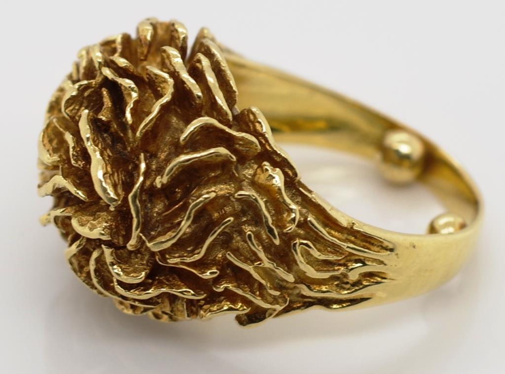 18ct yellow gold ring - Image 3 of 4