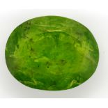 43ct Peridot oval gem stone