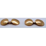 Antique Edwardian 9ct gold Chester cufflinks