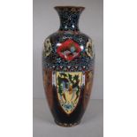 Large Japanese cloisonne vase
